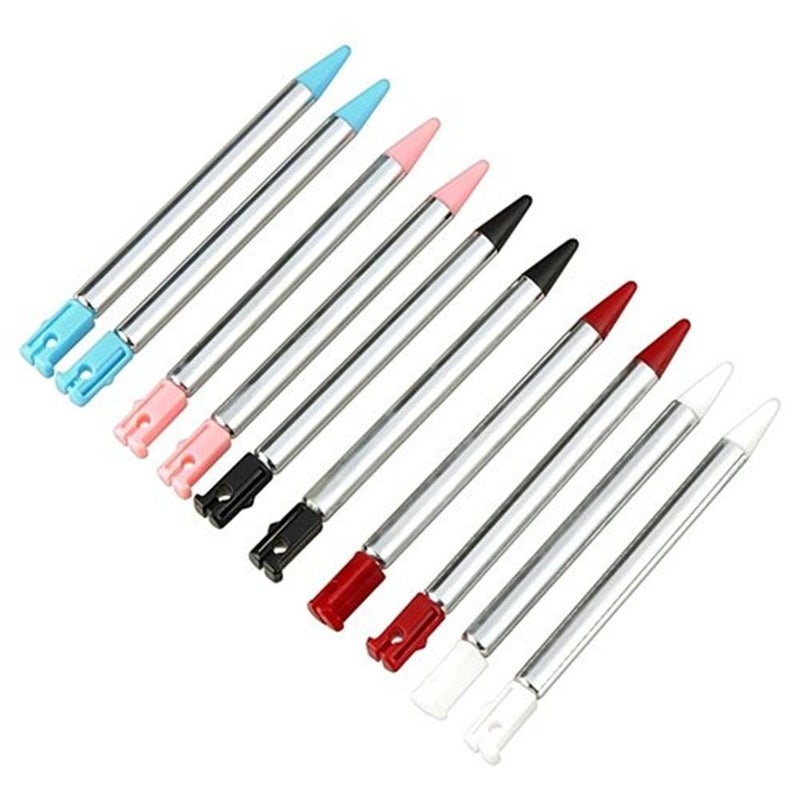 yueton Pack of 10 Retractable Replacement Metal Stylus Touch Pen, Compatible with Nintendo 3DS, 3DS XL, 3DS LL - Image 3